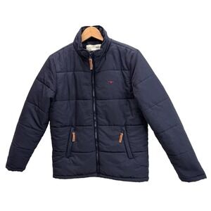 R.M. Williams Men's Patterson Creek Jacket in Navy Blue Size Small